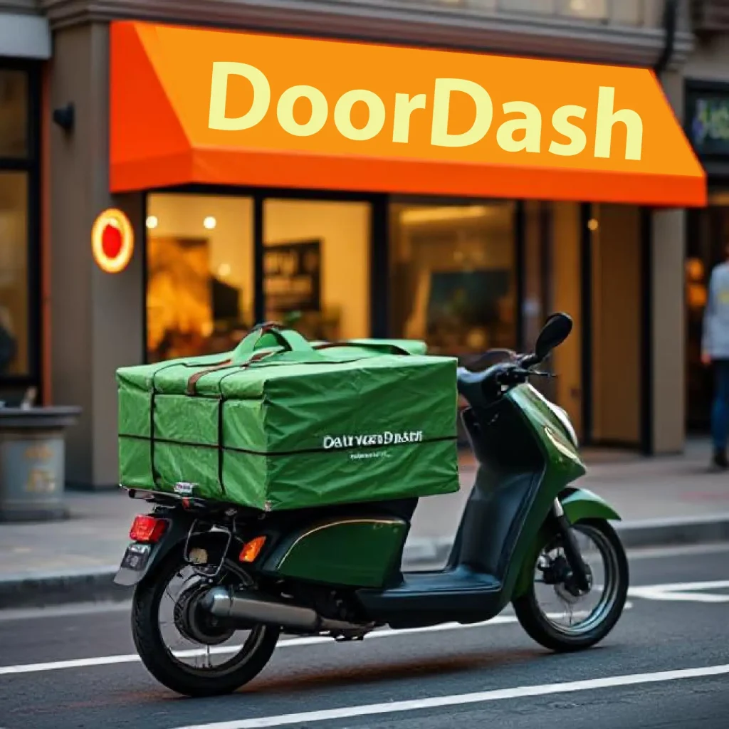 DoorDash delivering groceries in Chicago neighborhood, 2025, Best Gig App