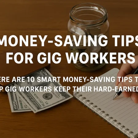 10 Smart Ways Gig Workers Can Save Money Fast