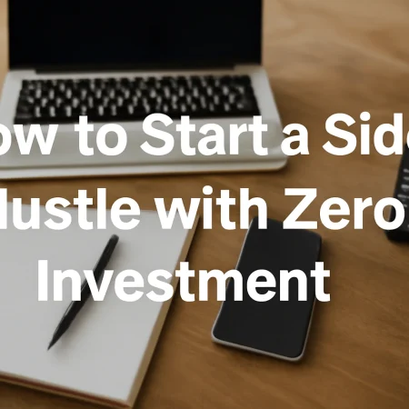 How to Start a Side Hustle with Zero Investment