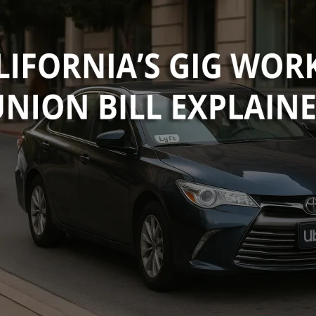 California Uber Lyft Unionization Explained: How It Affects Gig Workers