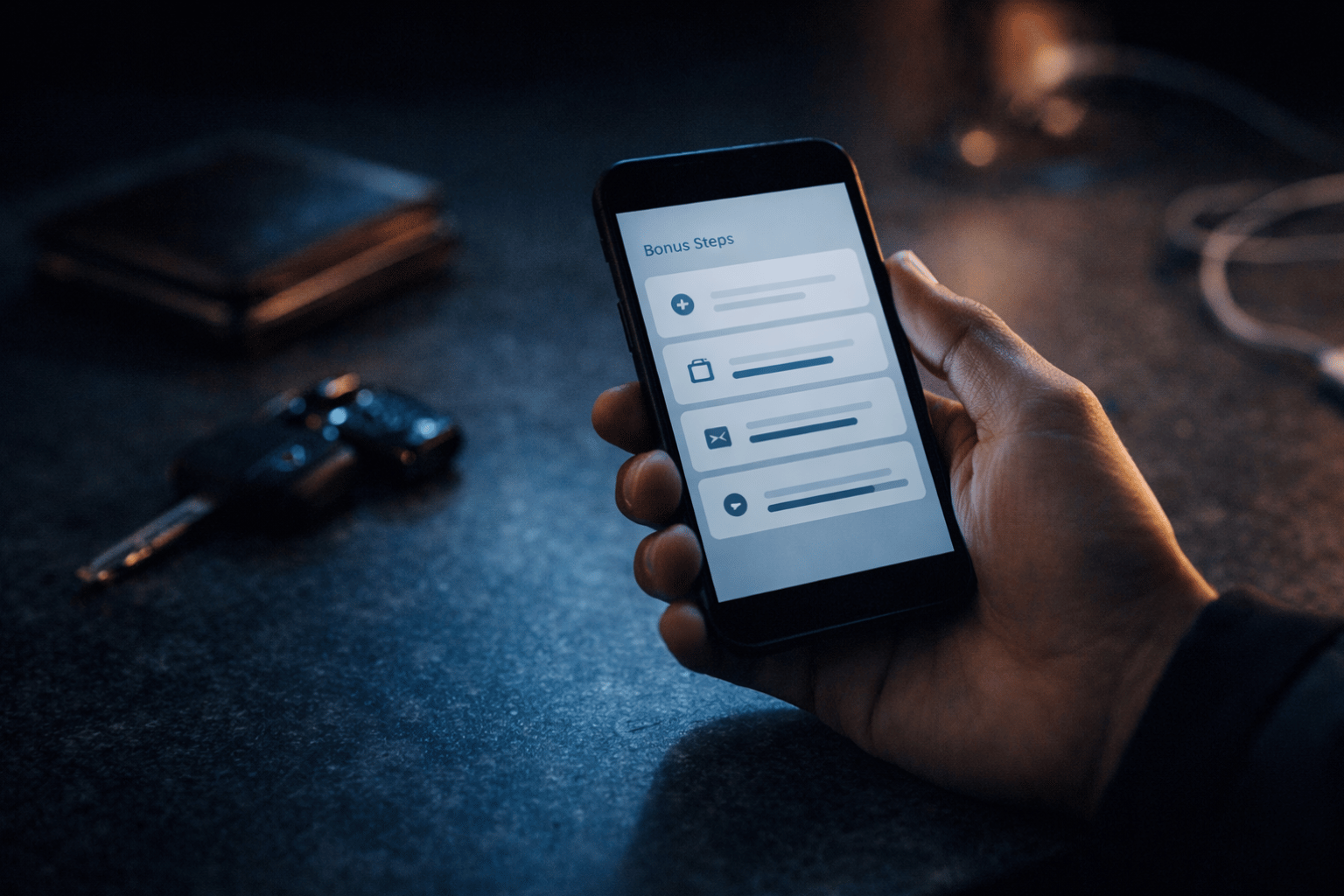 gig apps with sign up bonuses checklist and requirements on smartphone